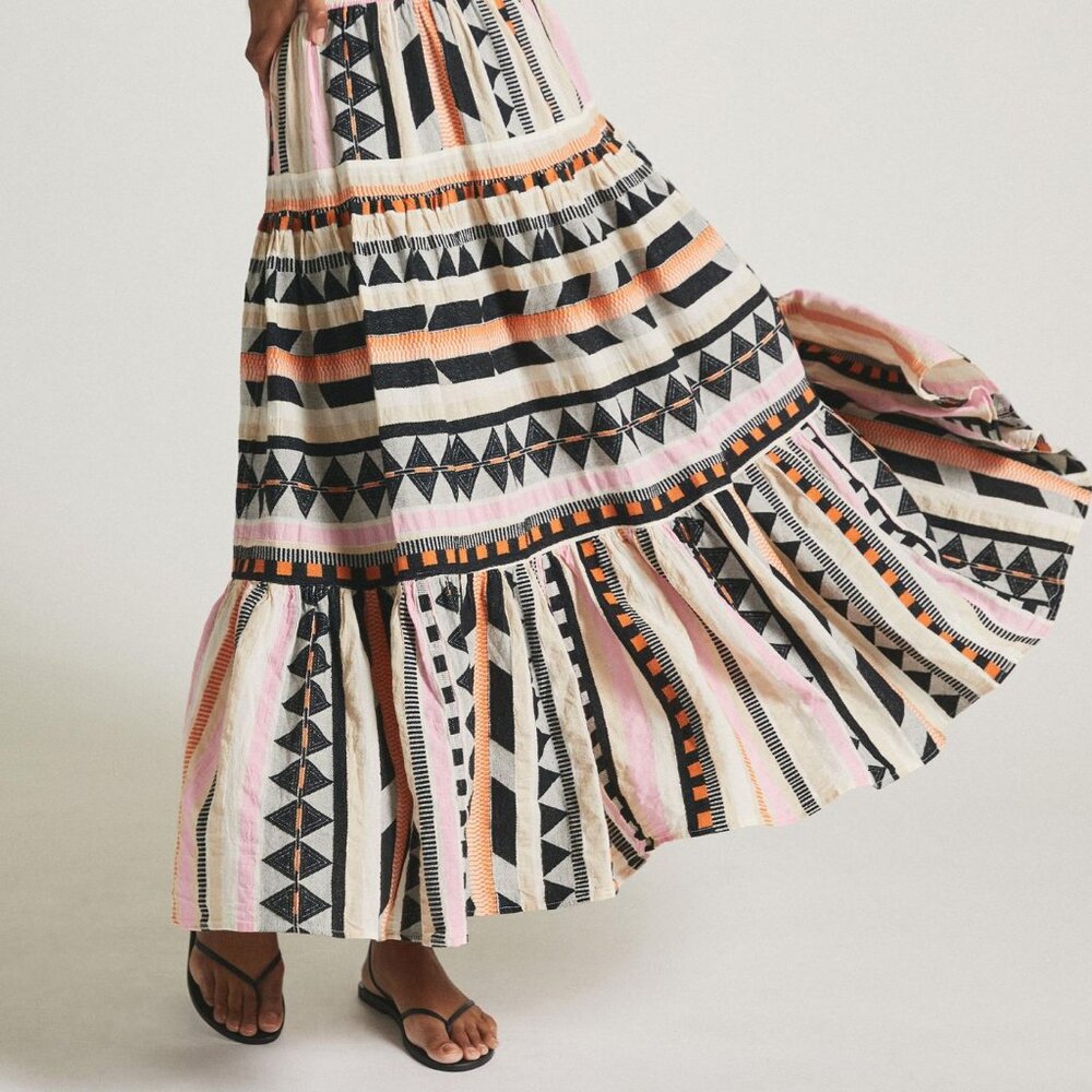 Devotion TWINS Psarou Maxi Skirt, L (NWT)